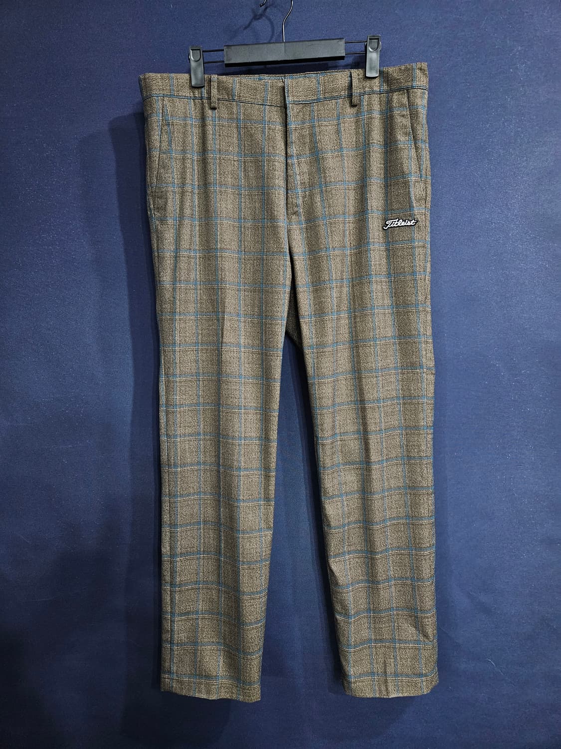 타이틀리스트 스트라이프 체크 남성 허리 34~35 골프바지  상품이미지1