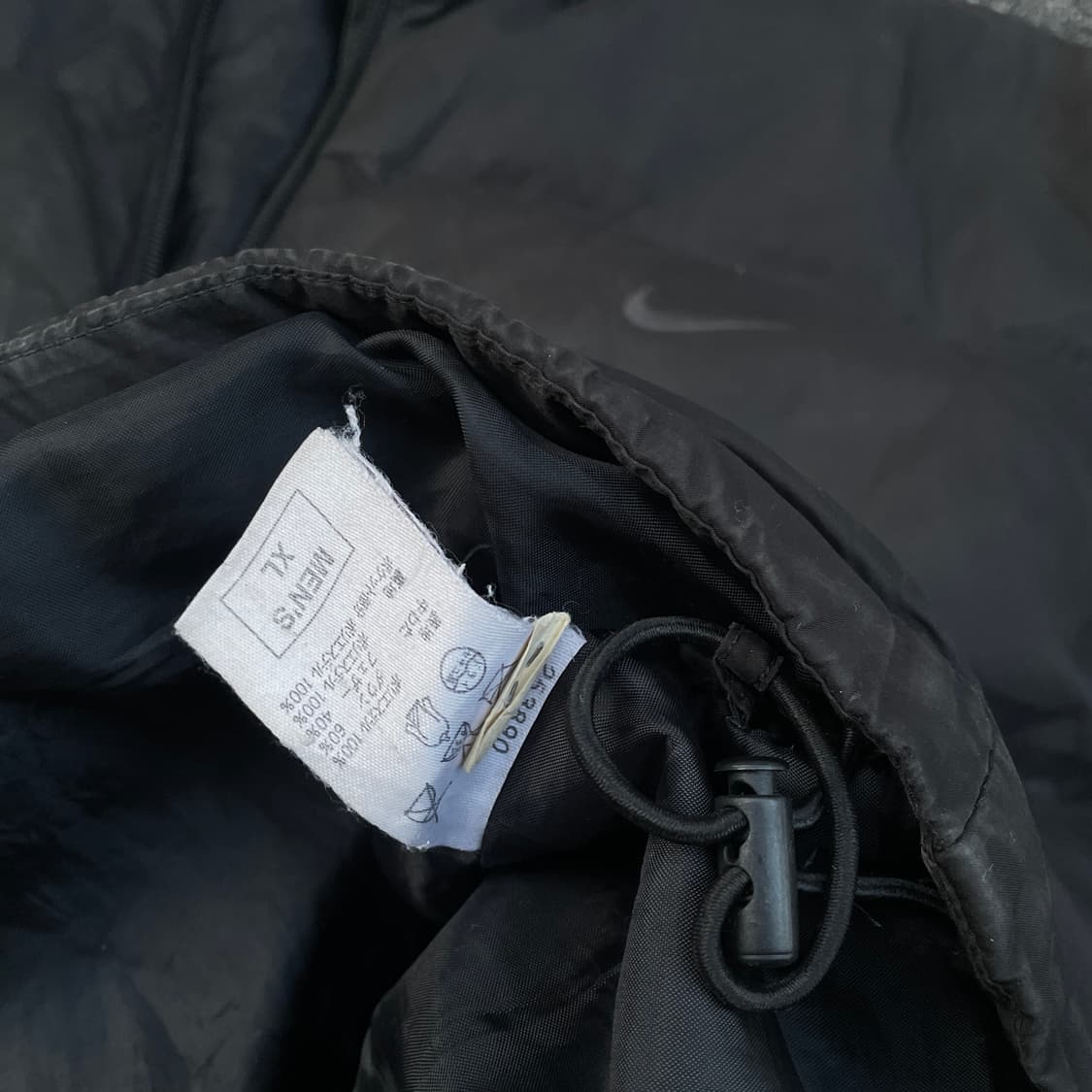 00s 나이키 올드스쿨 블랙 패딩 XL  상품이미지5