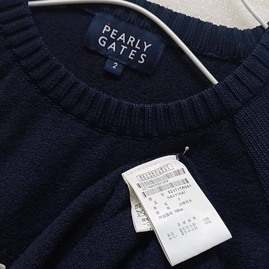 파리게이츠 골프 라운드 니트 여성 S ~ M 거의새것 사랑봉봉 상품이미지3