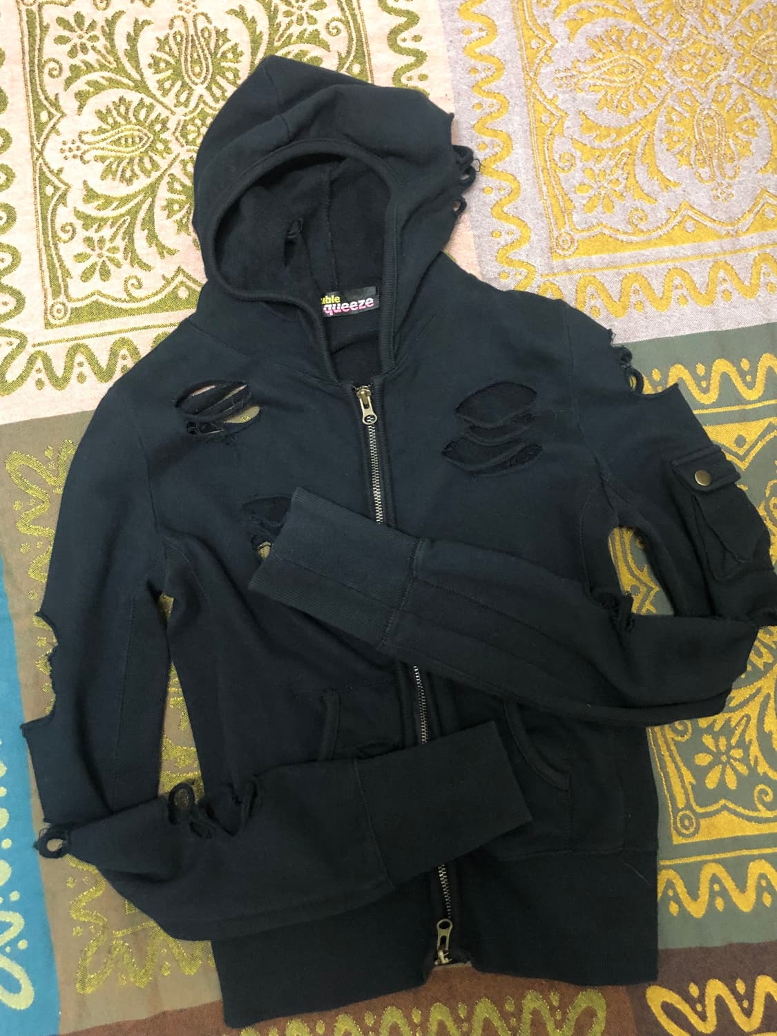 damage destroy hood zipup 상품이미지3