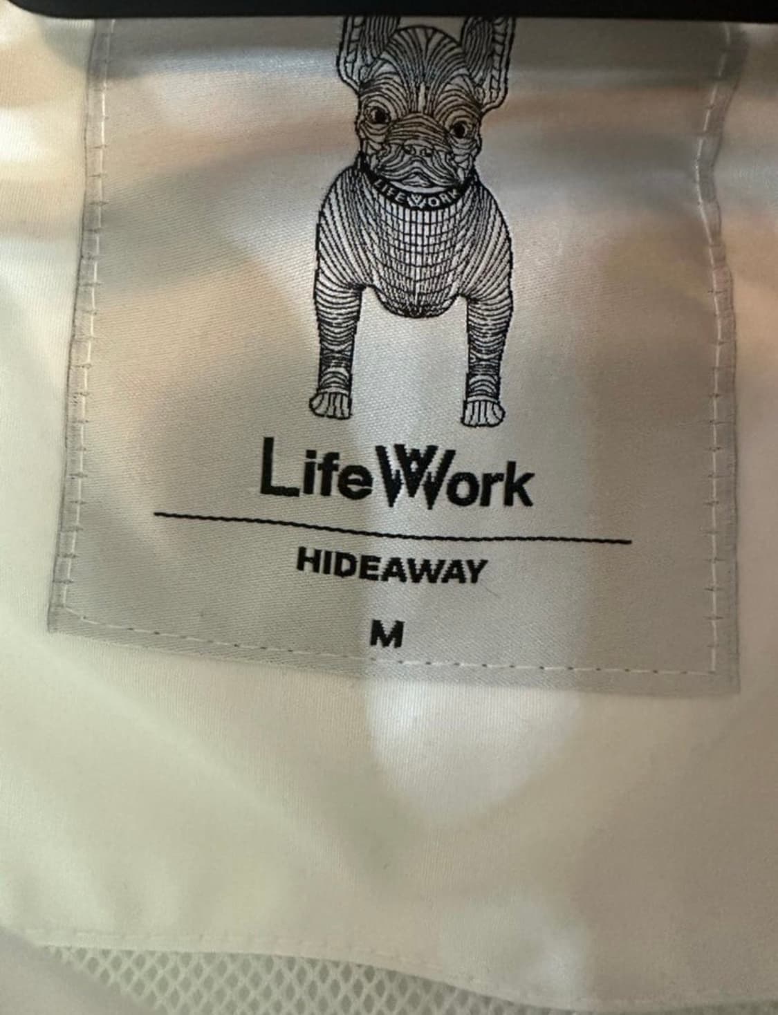 라이프워크 화이트 바람막이 점퍼 상품이미지9