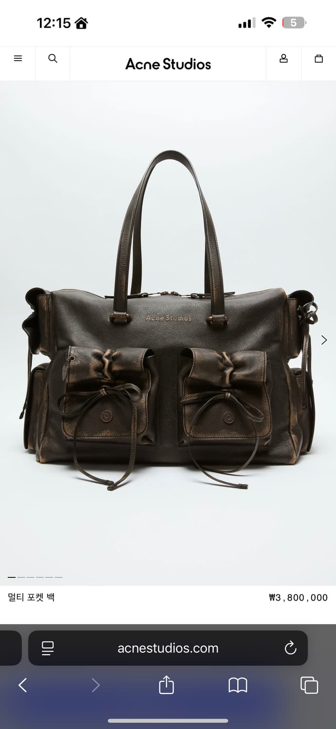 아크네 스튜디오 멀티 포켓 백 (라지) 상품이미지1