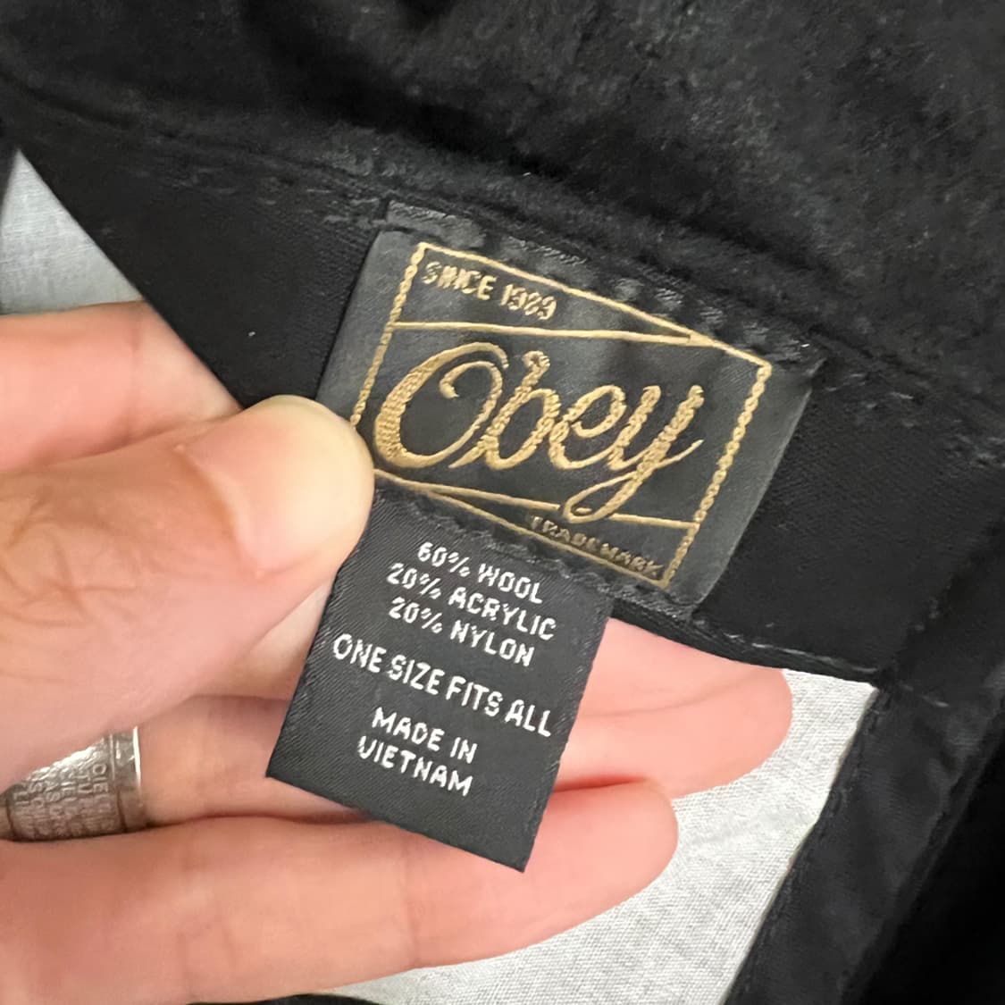 Obey 오베이 스트랫퍼드 울 스냅백 모자 상품이미지4