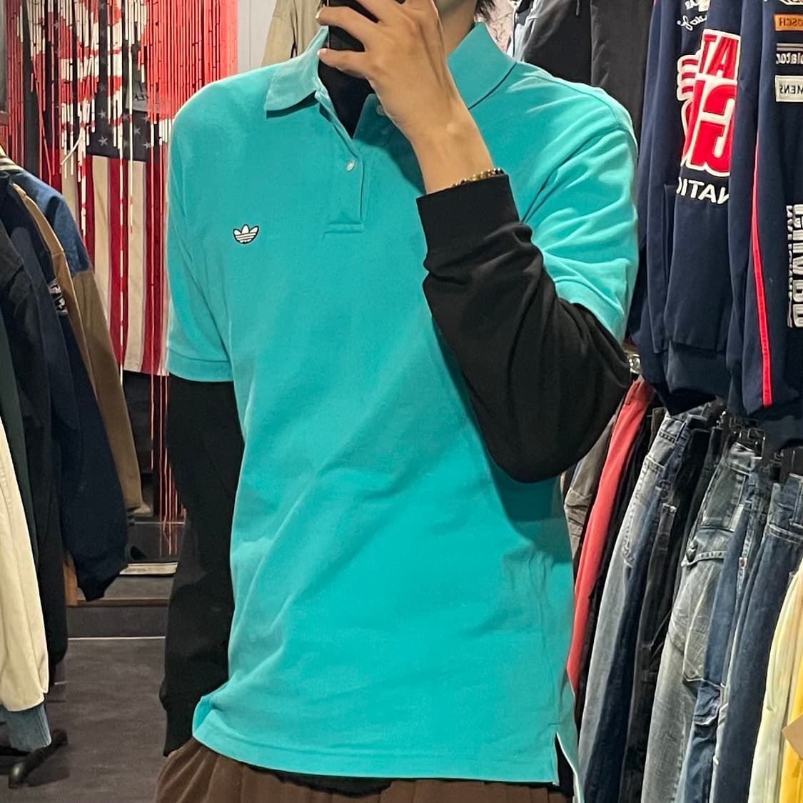 [IM] adidas 아디다스 민트 카라 반팔 상품이미지4