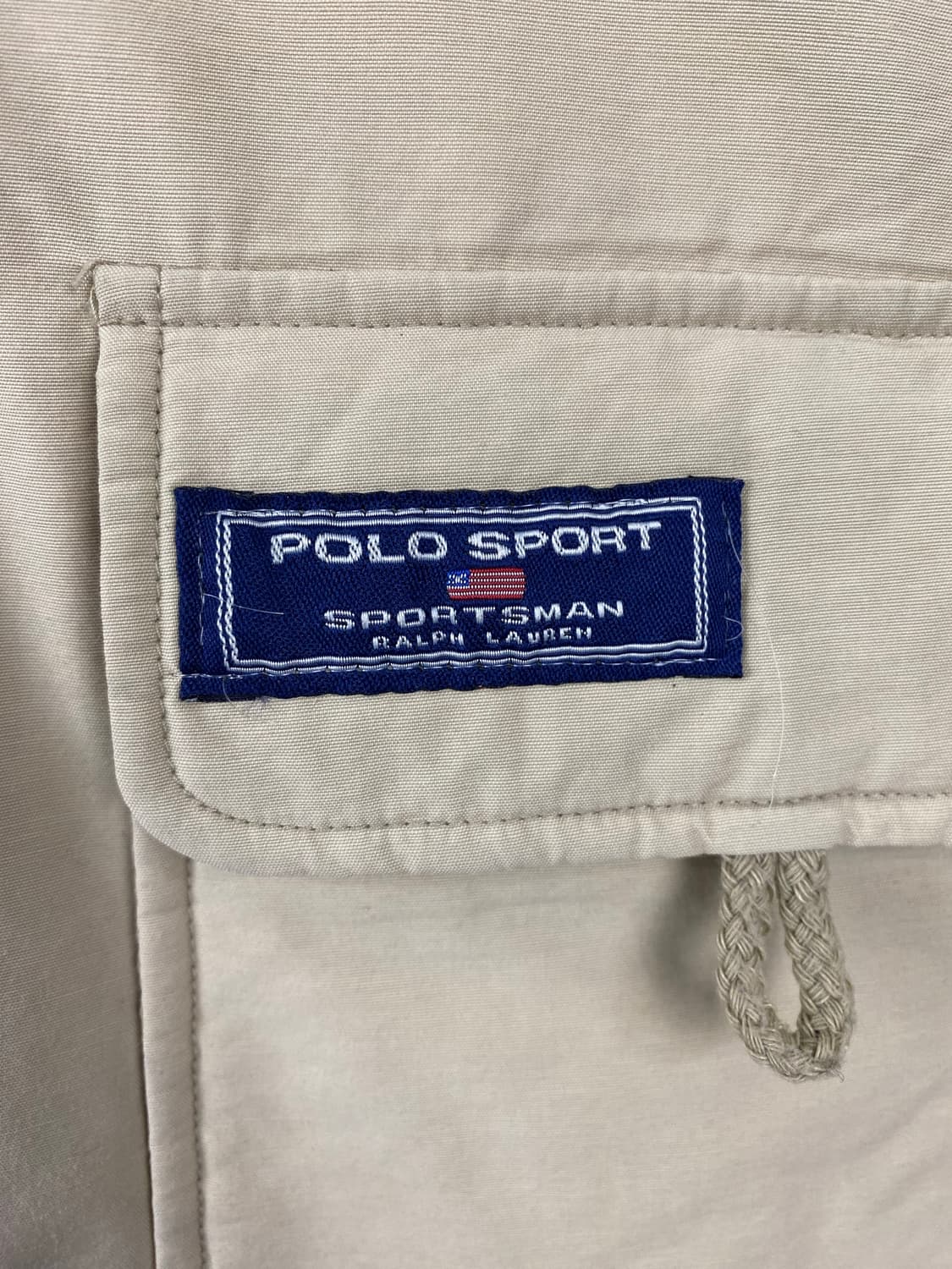 폴로 랄프로렌 스포츠 베이지 다운 패딩 푸퍼 자켓 상품이미지3