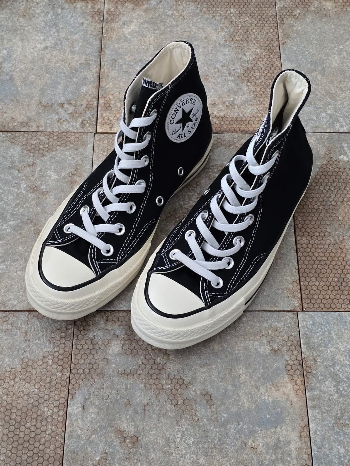 (235)컨버스 척 70 클래식 블랙 하이 스니커즈 상품이미지1