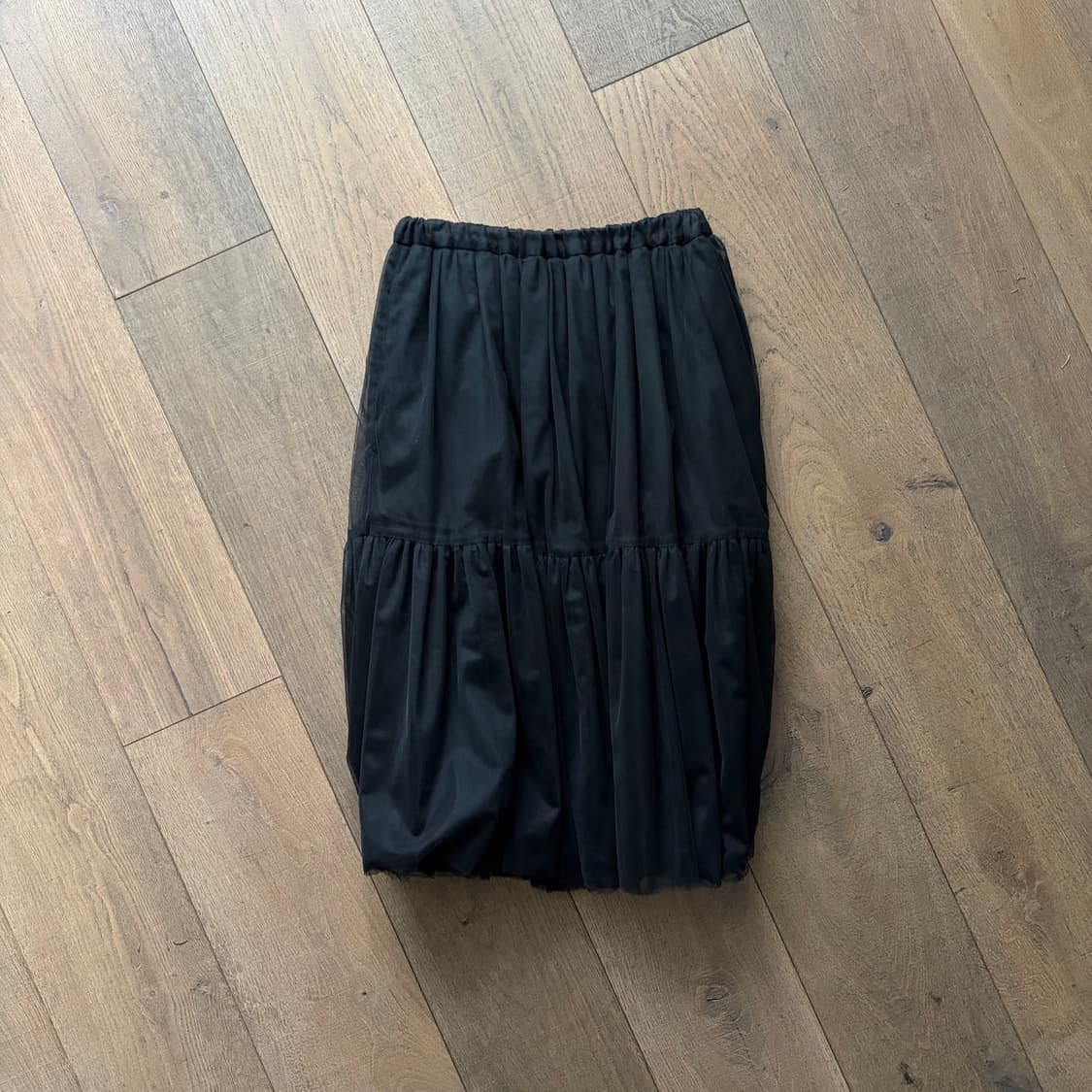 Layer Shirring Volume Tulle Skirt 상품이미지1