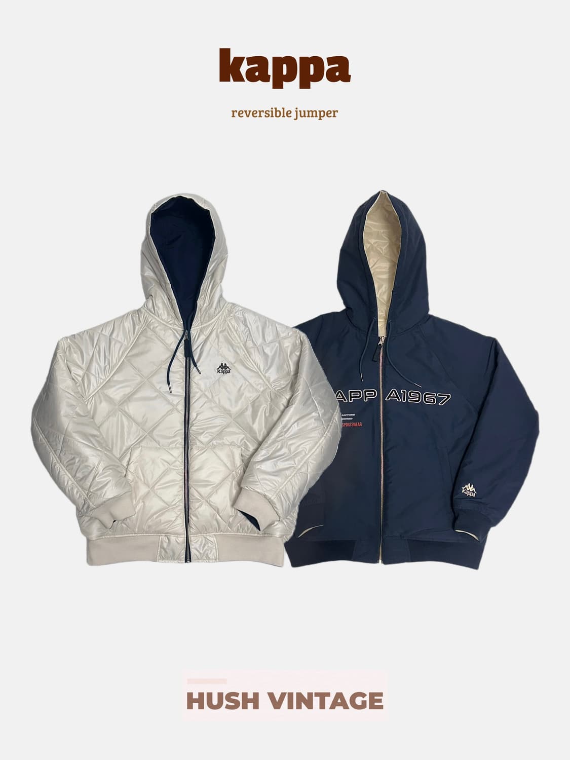 카파 리버서블 옴브라 누빔 패딩 점퍼 상품이미지1