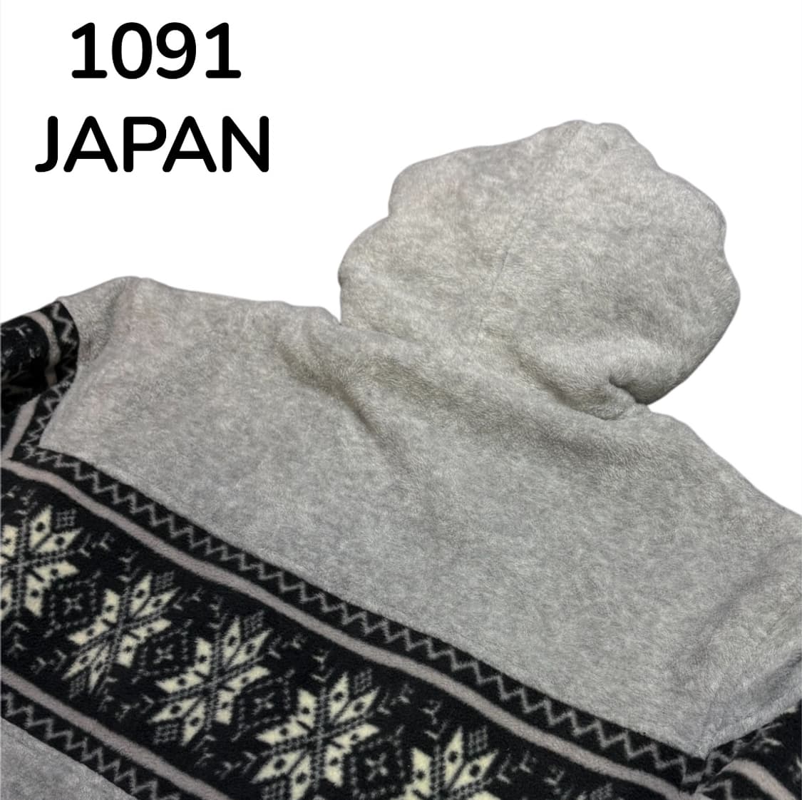  Japan North Sea Clothing 노르딕 패턴 후드집업 L 상품이미지5