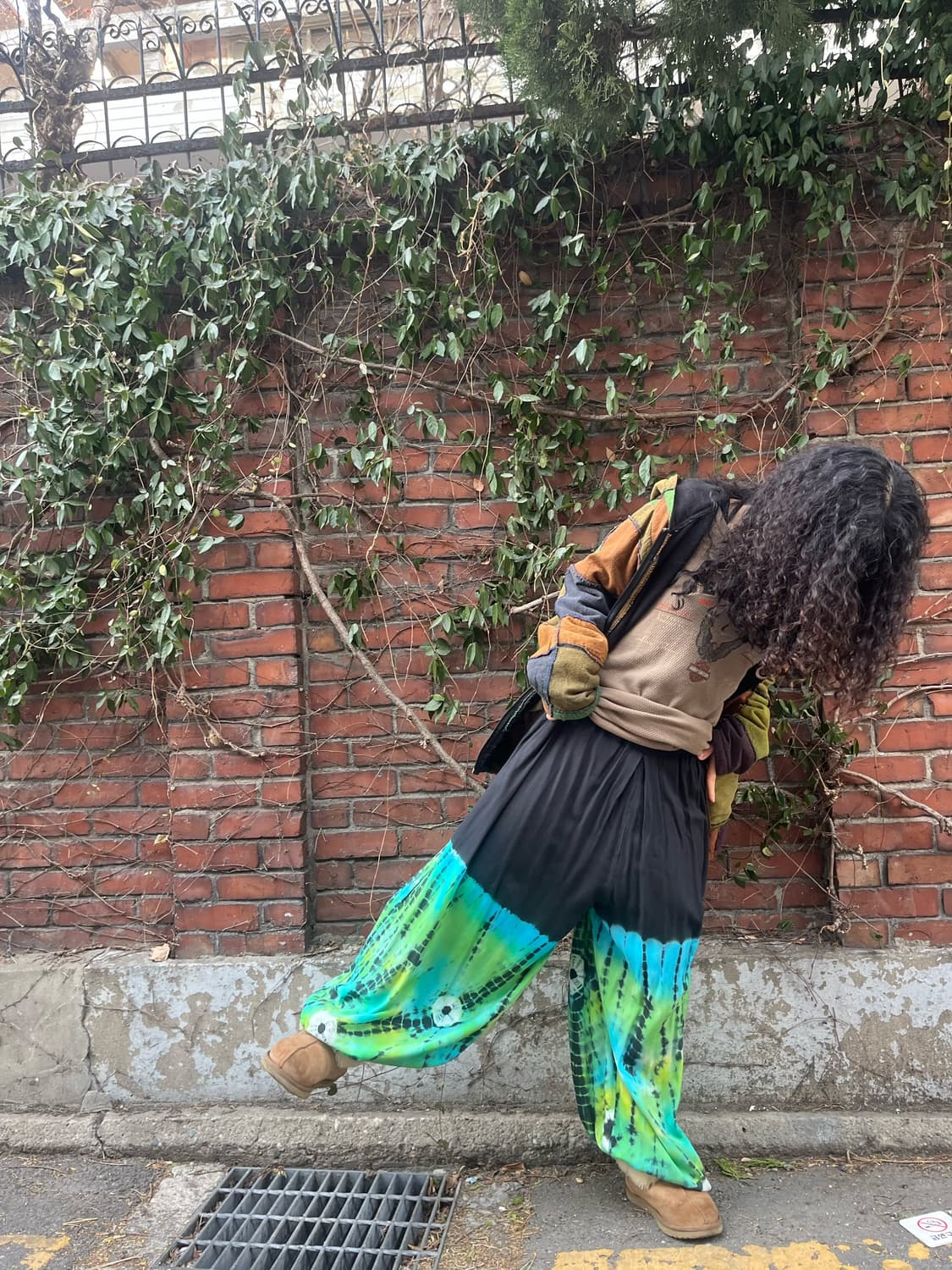 히피 타이다이 패턴 벌룬 팬츠 상품이미지5