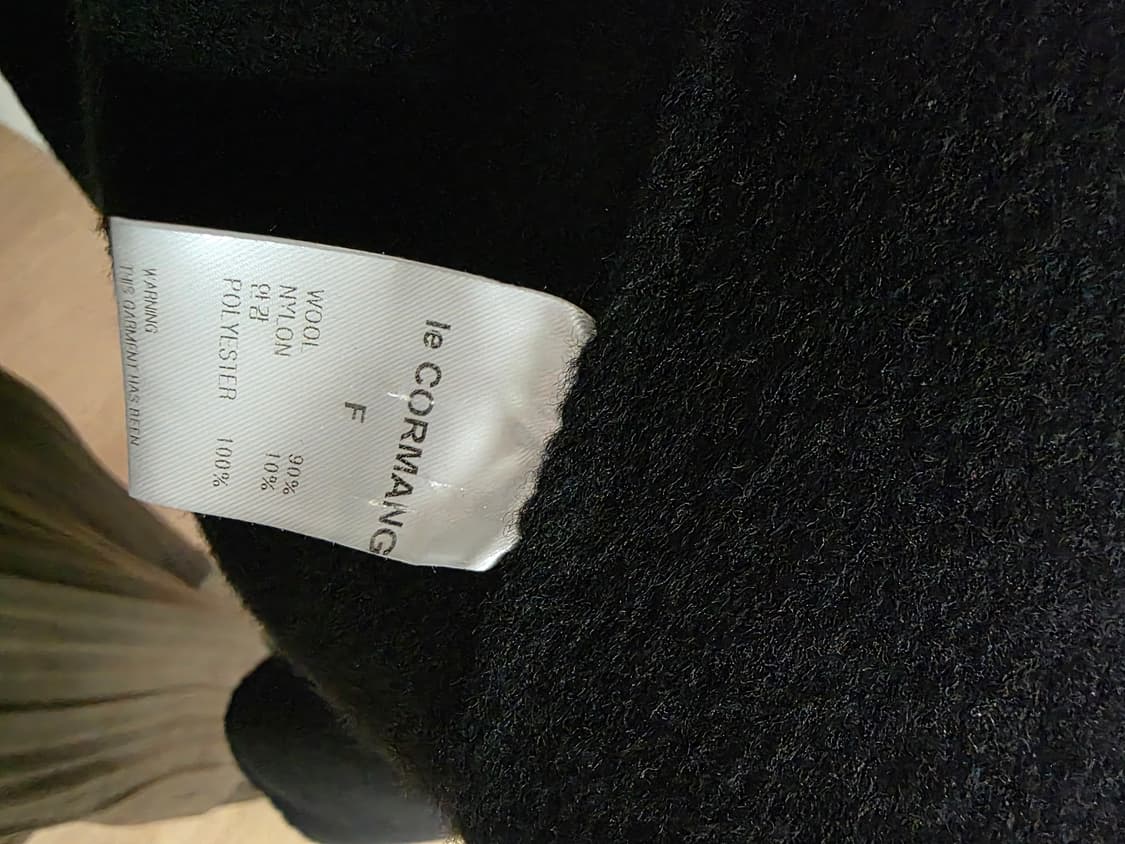 르꼬르망 핸드메이드 울 코트 상품이미지4