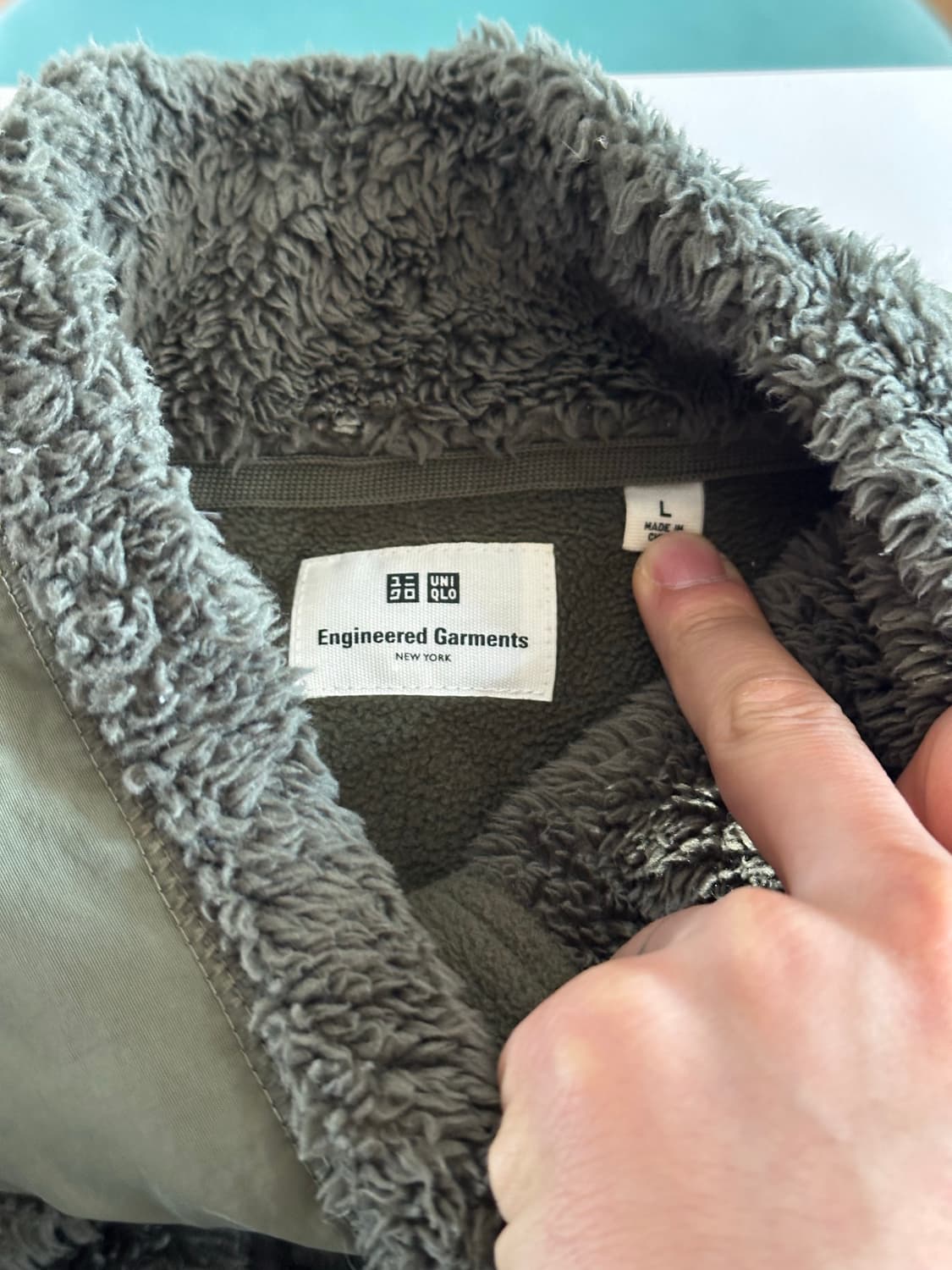 L 유니클로 엔지니어드가먼츠 후리스 상품이미지2