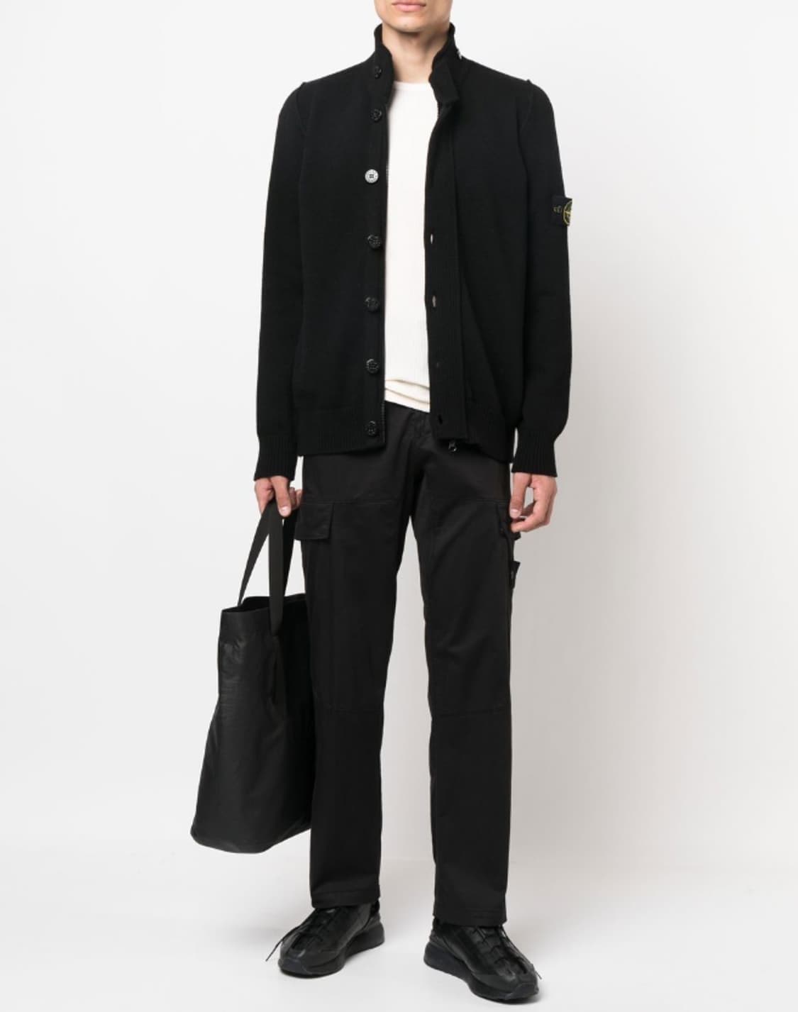 스톤아일랜드 하이넥 울 가디건 상품이미지9