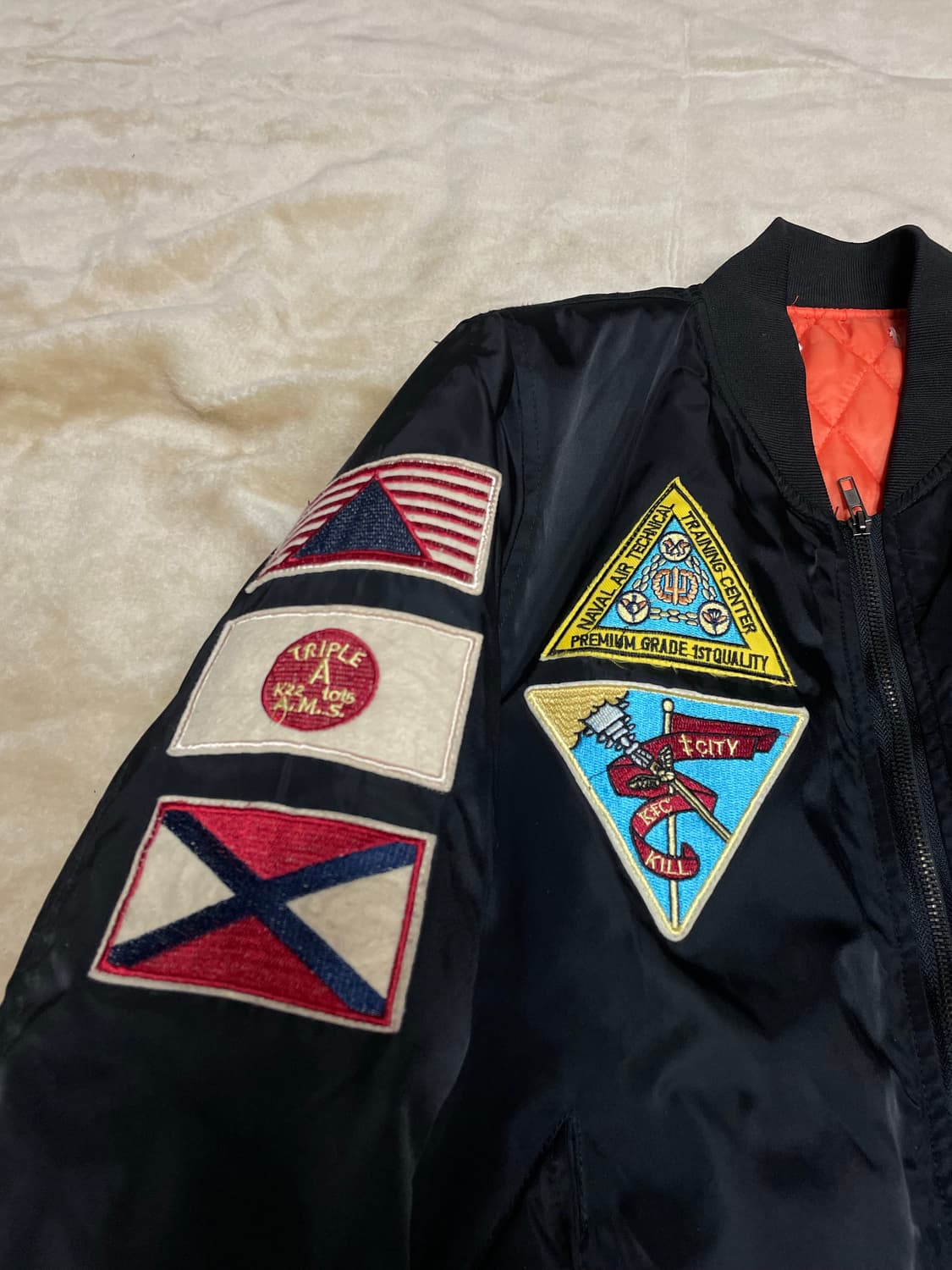 Patchwork MA-1 Jacket 상품이미지3