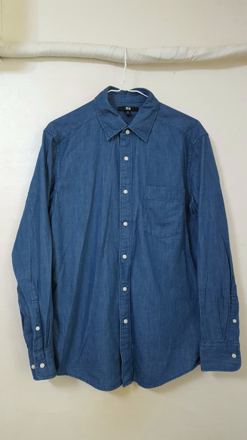 유니클로 데님 셔츠 상품이미지1
