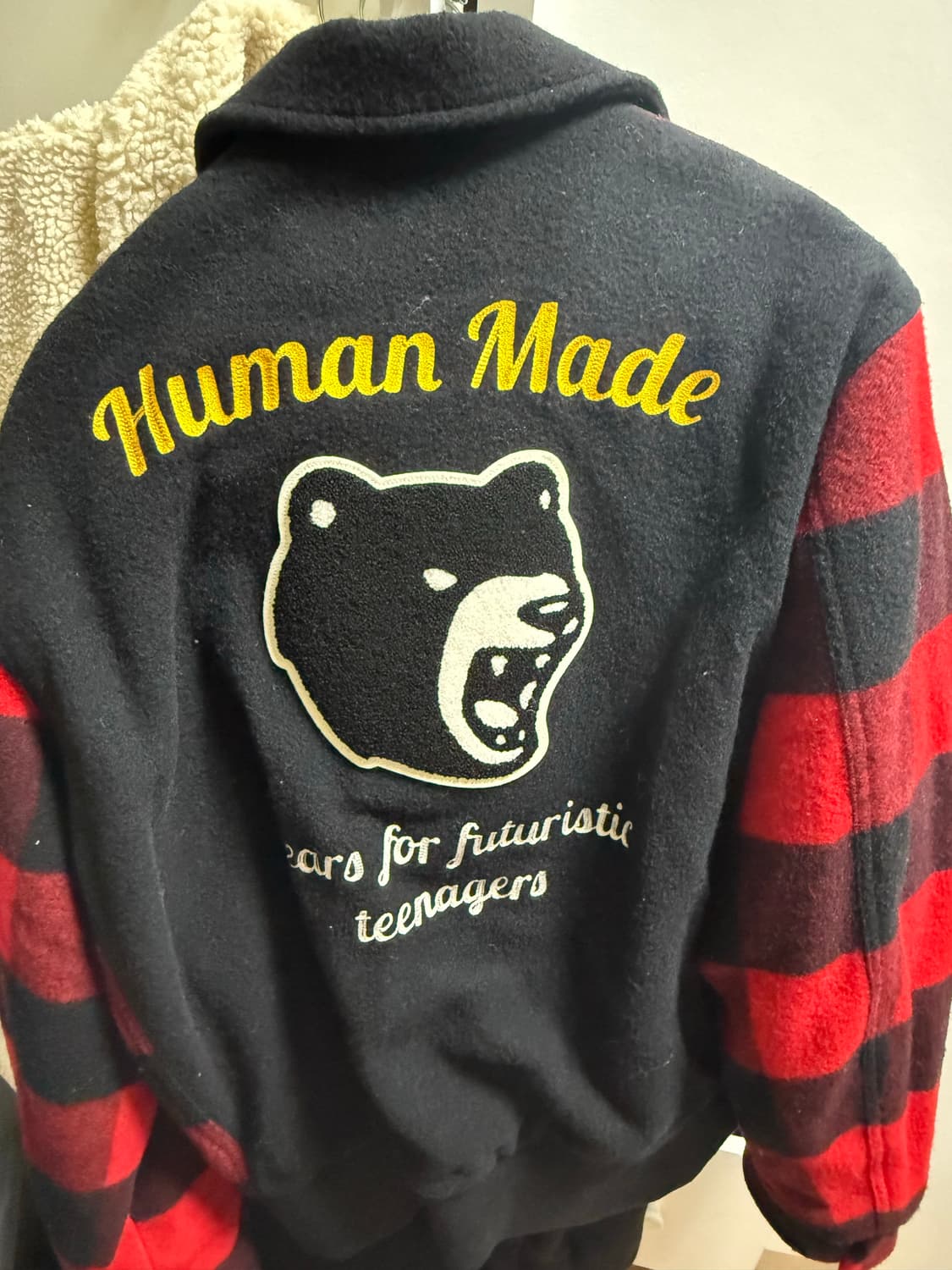 휴먼 메이드 집업 럼버 자켓 레드팝니다 상품이미지3