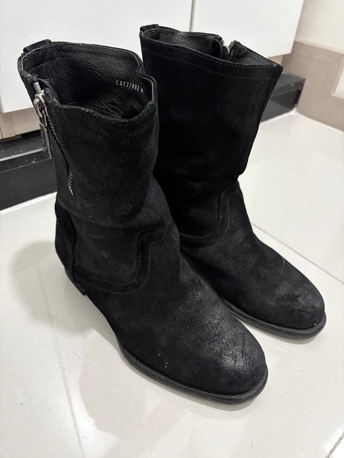 일본빈티지 레더 가죽 부츠/kmrii/14th addiction/vkei 상품이미지6