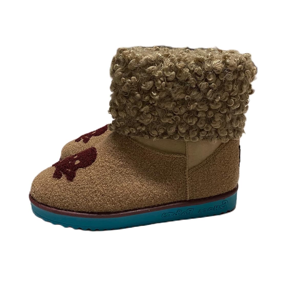 vintage skull fur boots  상품이미지5