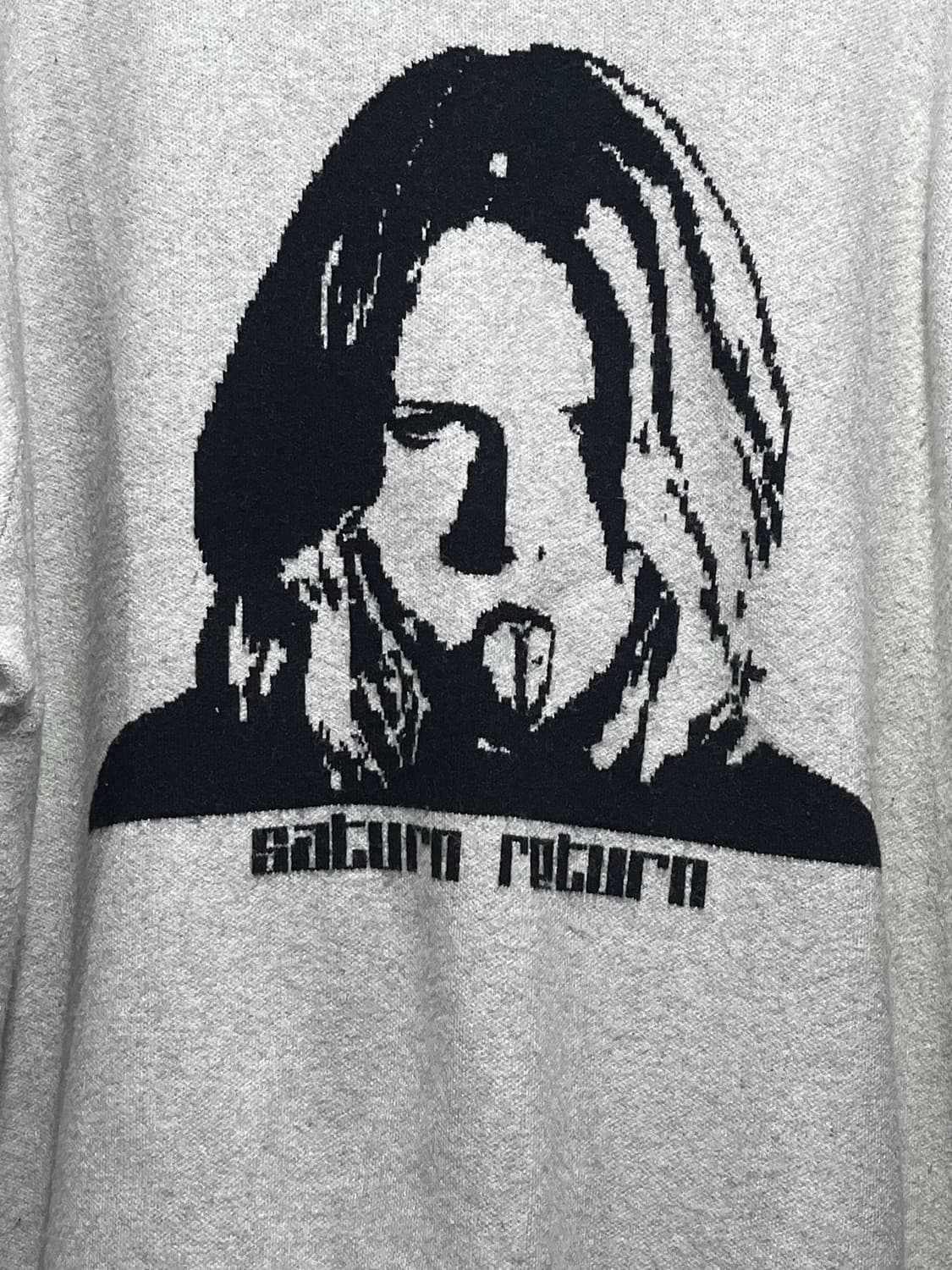 WHO'S WHO gallery 프린팅 니트 상품이미지3