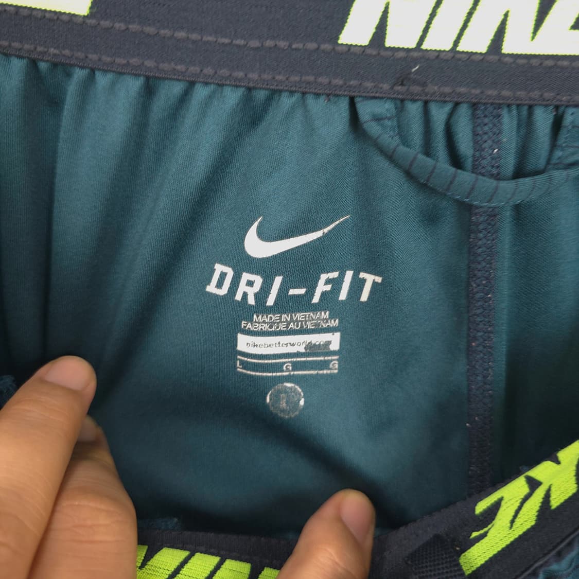 나이키 NIKE 빅로고 프린팅 기능성 하프 팬츠 85 상품이미지7