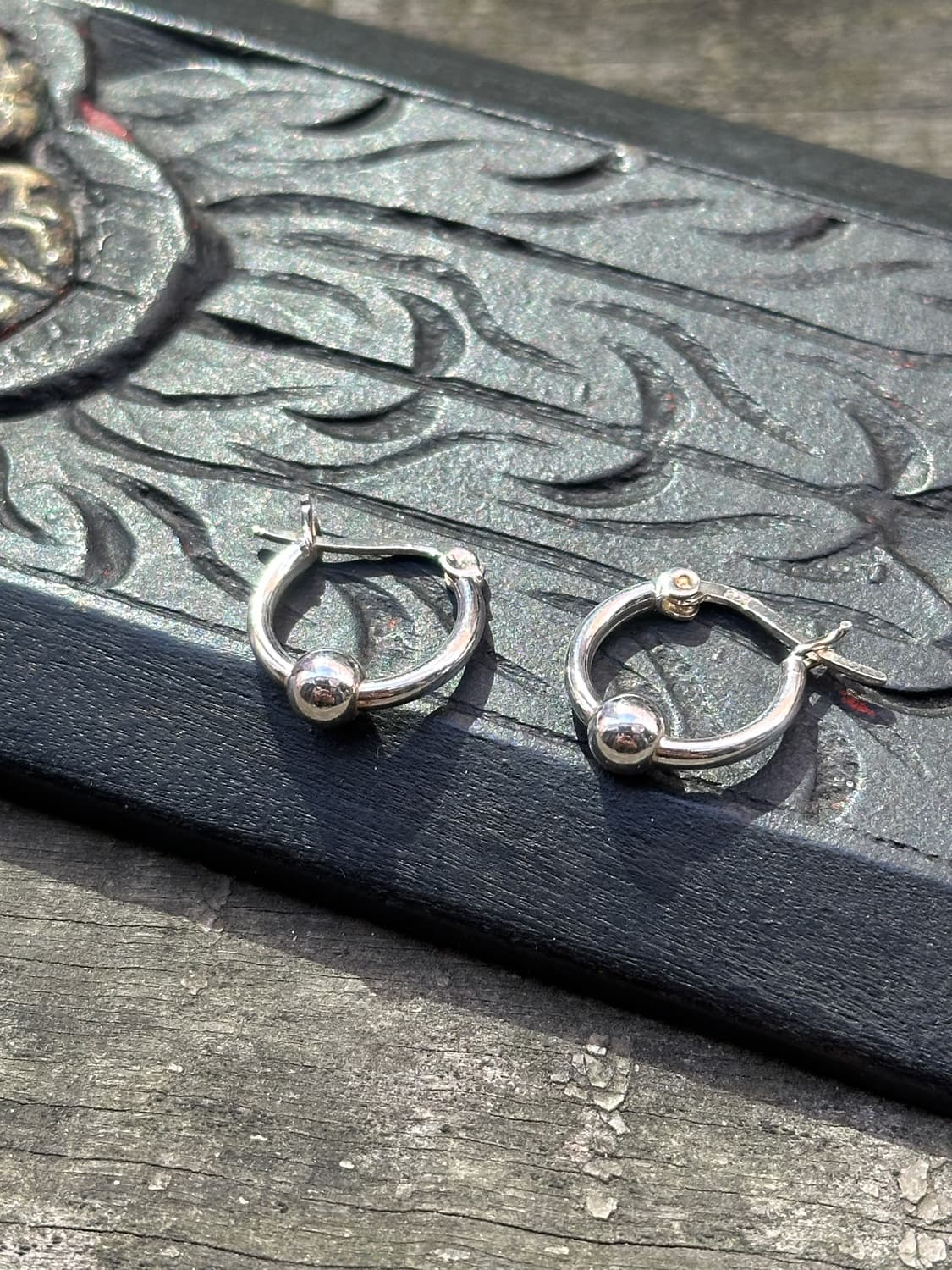 ball hoop 925silver earring  상품이미지2