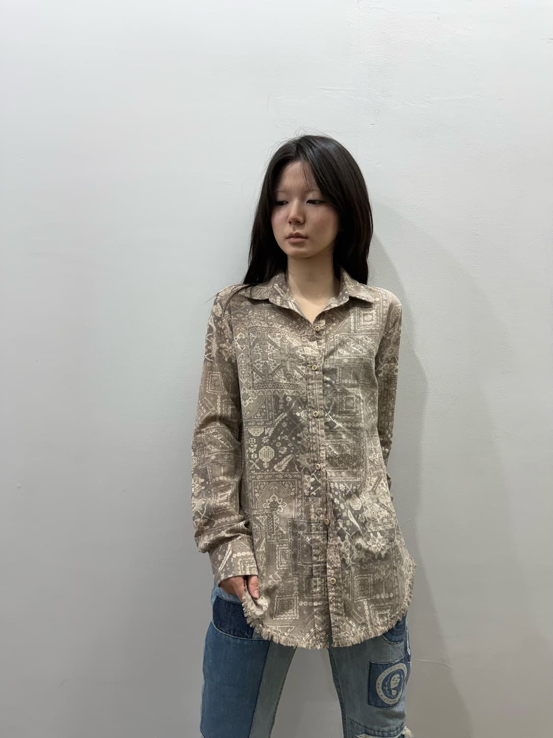 GOA 보헤미안 패턴 셔츠 상품이미지4