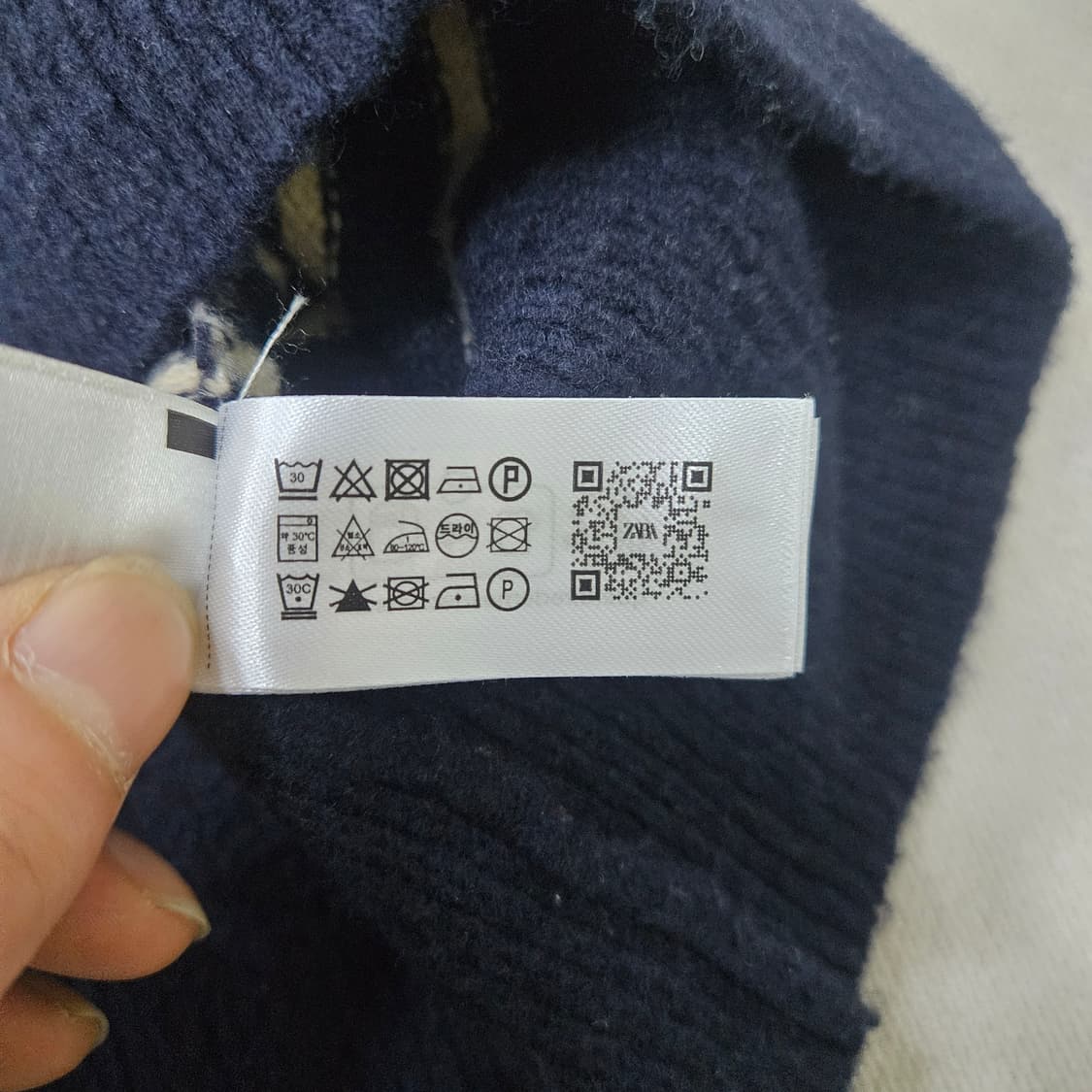 L 자라 스트라이프 모크넥 스웨터 0319Y 상품이미지5