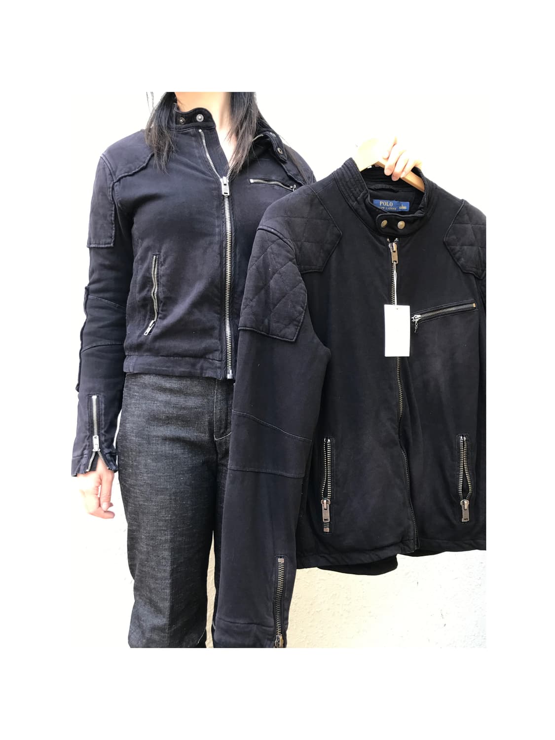 Polo biker jacket 상품이미지1