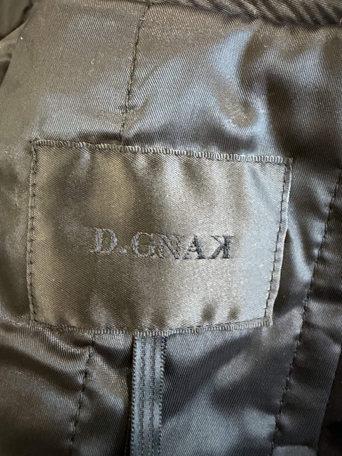 D.GNAK 디그낙 레이어드 퀼팅 롱 코트 자켓 상품이미지5