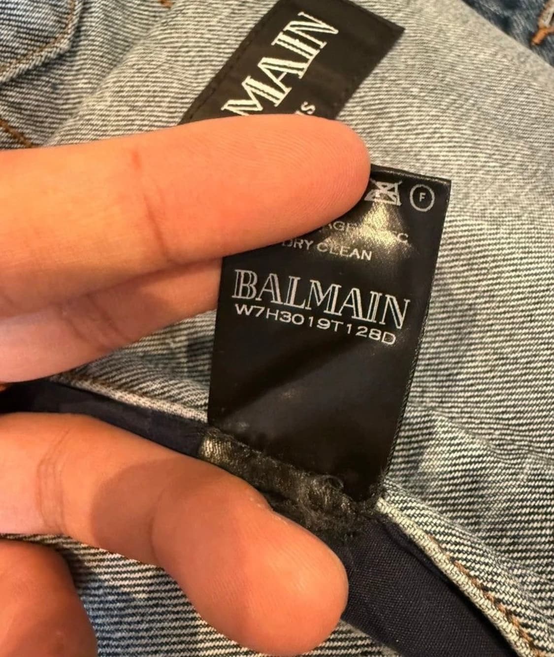 발망 디스트로이드 데님 자켓 M 상품이미지5