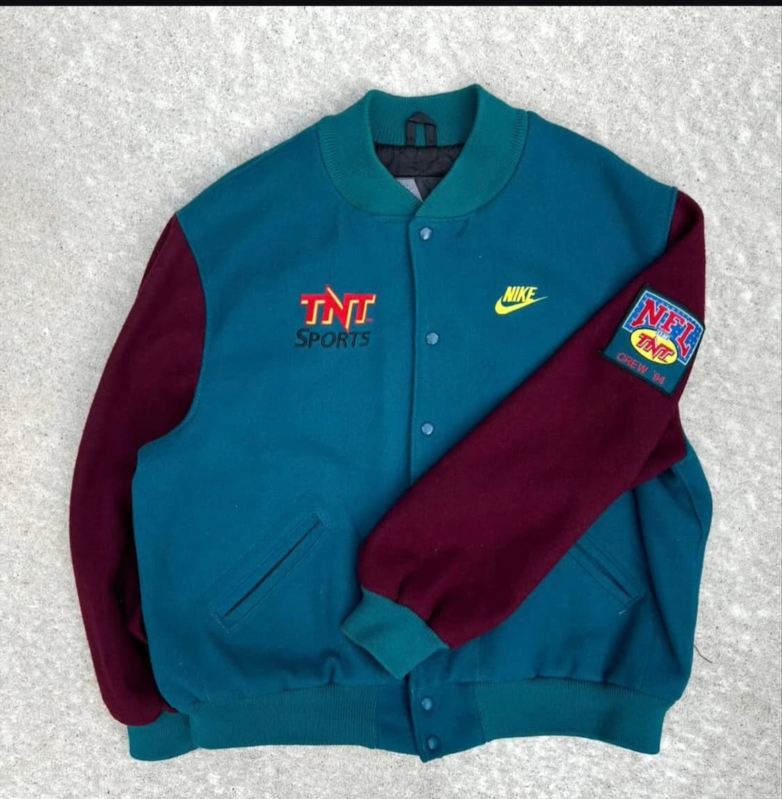 90s 나이키 NFL TNT 스포츠 바시티 자켓 상품이미지1