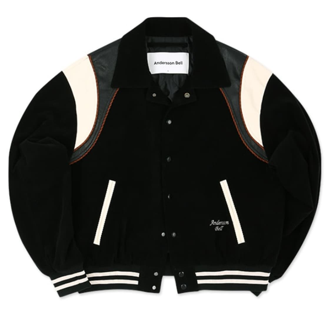 [L] 앤더슨벨 코듀로이 바시티 자켓 상품이미지1