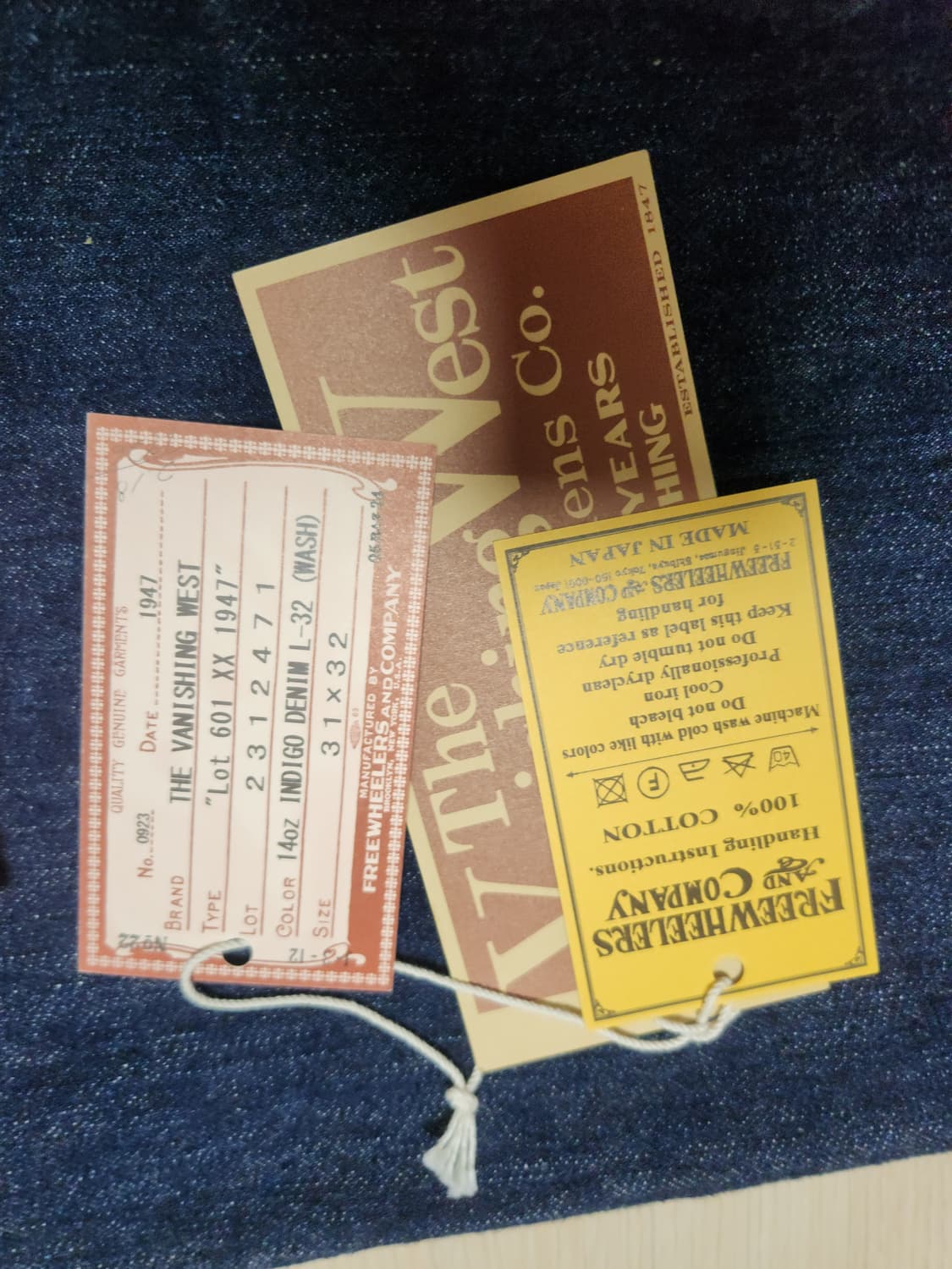 프리휠러스 601XX 1947 31사이즈 상품이미지8