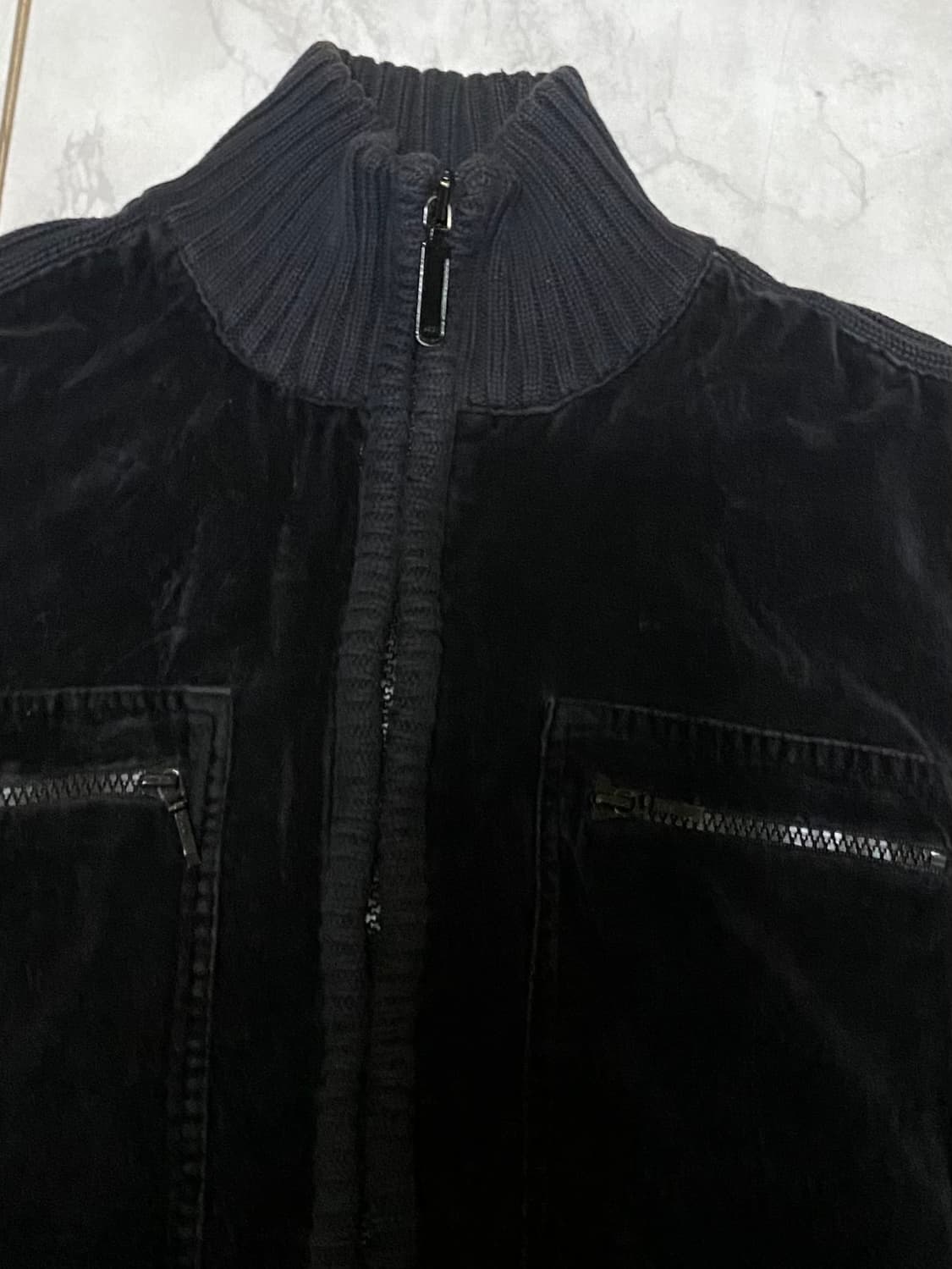 CK 캘빈클라인 빈티지 골덴 니트집업 100 ~ 105 상품이미지2