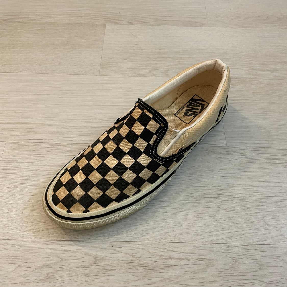 90s Vans 반스 체커보드 슬립온 데드스탁 상품이미지3