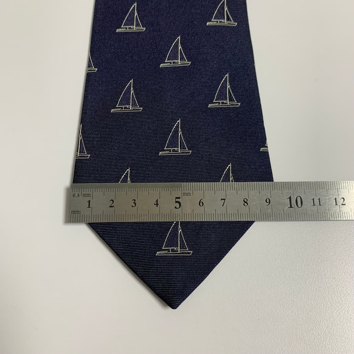 폴로 랄프로렌(POLO) 클래식 정장넥타이 네이비 최상급 9.2cm 상품이미지10