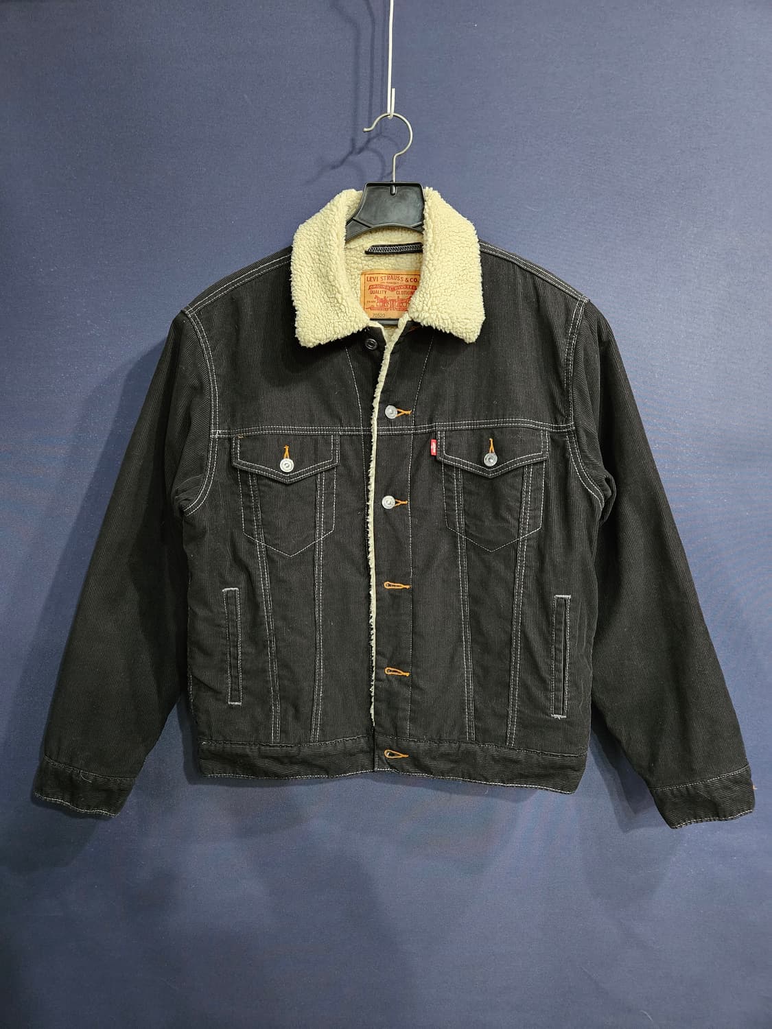 리바이스 블랙컬러 남성 100 코듀로이 자켓  상품이미지1