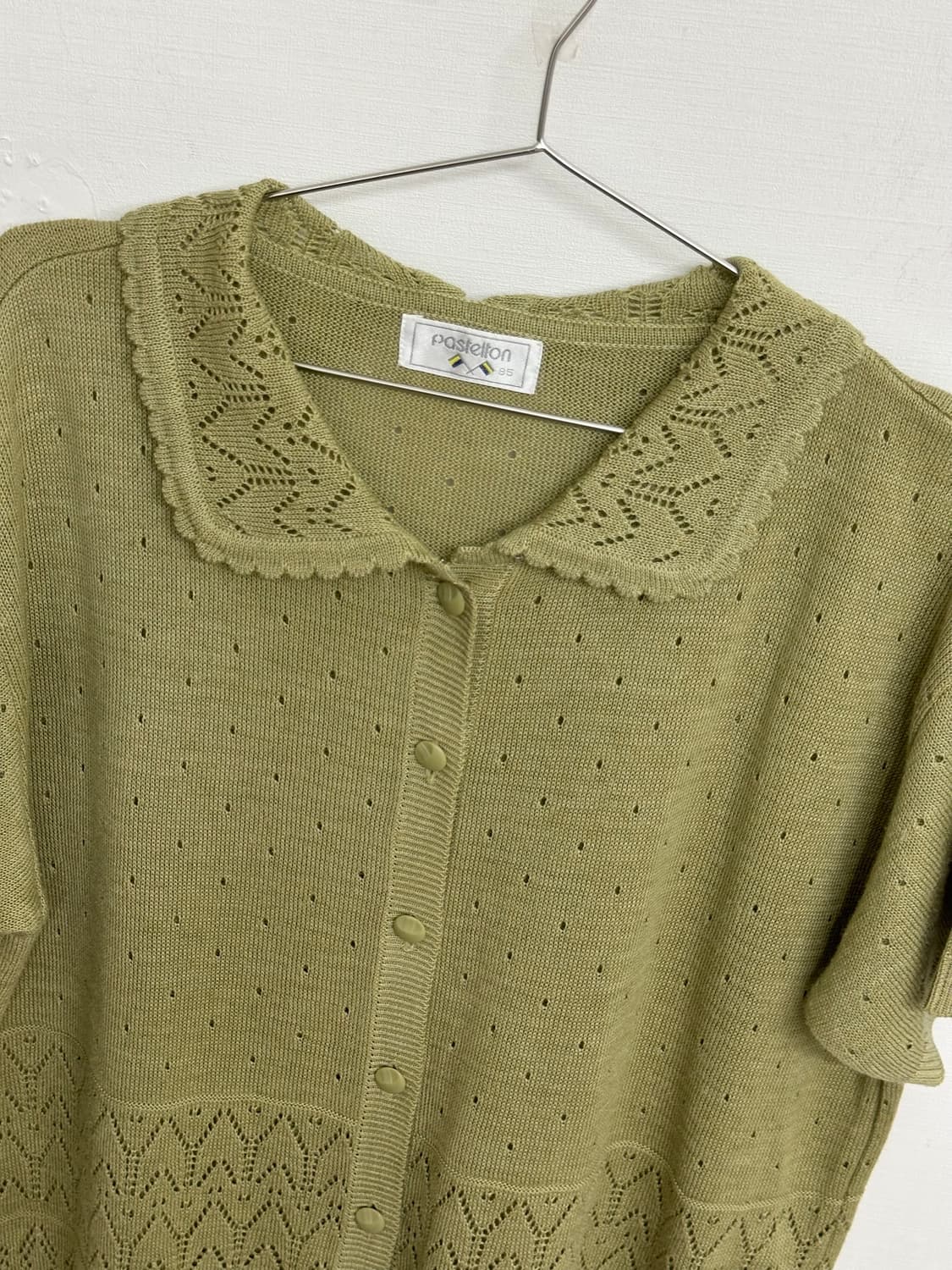 punching  green cardigan 상품이미지5