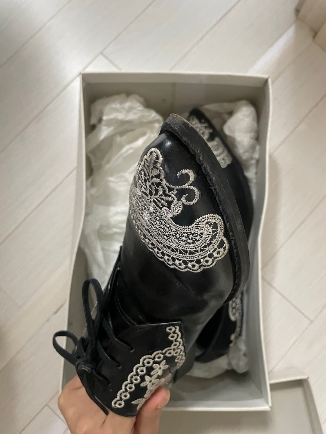 준야와타나베 SS07 레이스 로퍼 S 상품이미지4