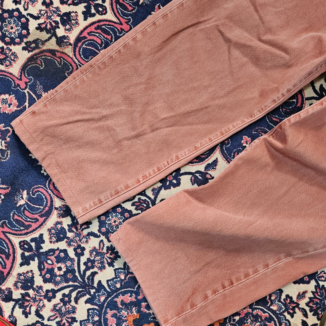 아웃스탠딩 피그먼트 워시드 레귤러핏 데님팬츠 34 size 상품이미지5