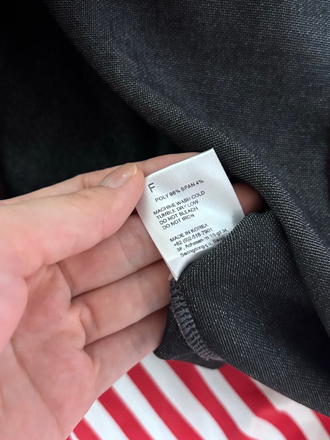 페스토 윈터 스트라이프 후디드 탑 와인 상품이미지4