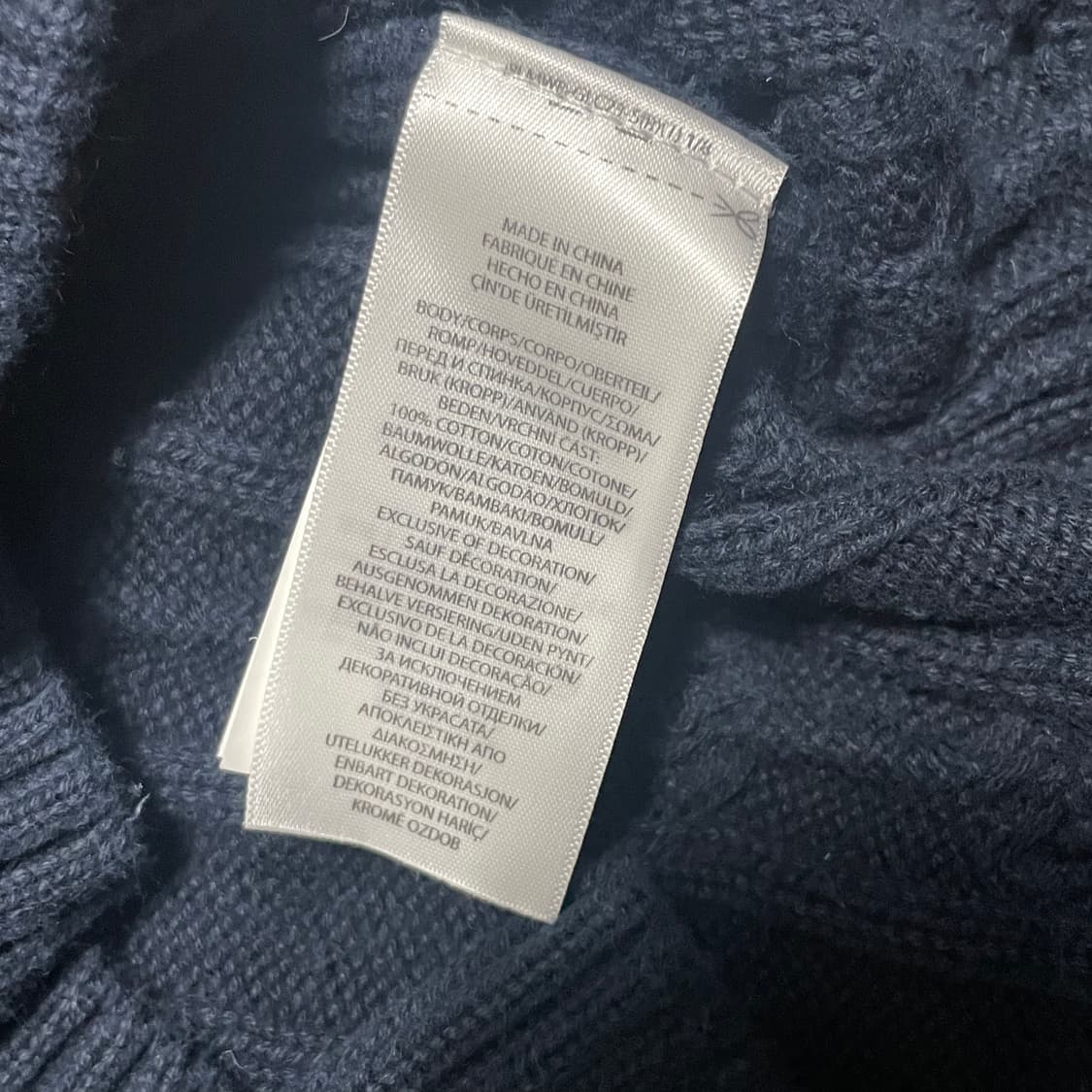 M 폴로랄프로렌 케이블 니트 상품이미지5