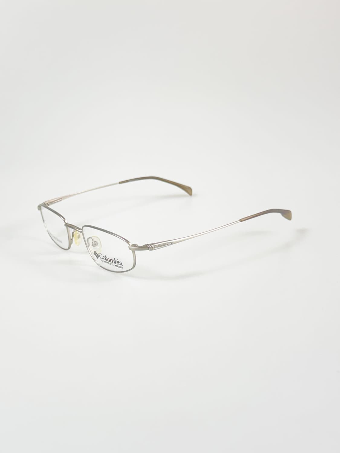 컬럼비아 실버 슬림 스퀘어 메탈 프레임 빈티지 안경 상품이미지3