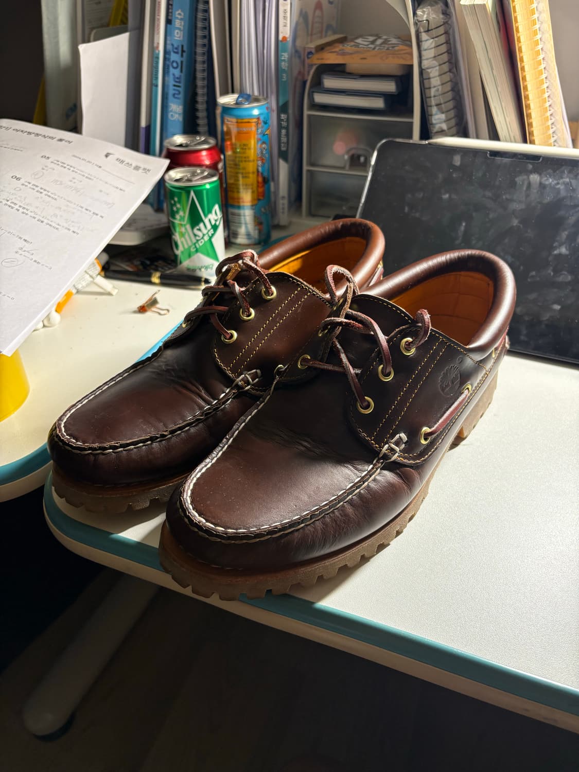 팀버랜드 보트슈즈 3아이 상품이미지1