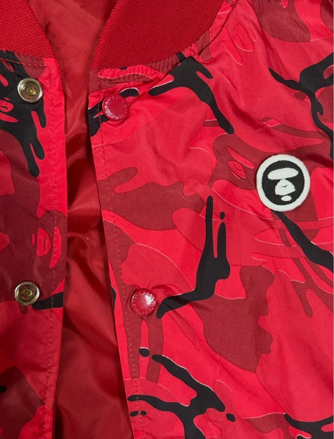 에이프 리버시블 카모 스타디움 자켓 xl 상품이미지4