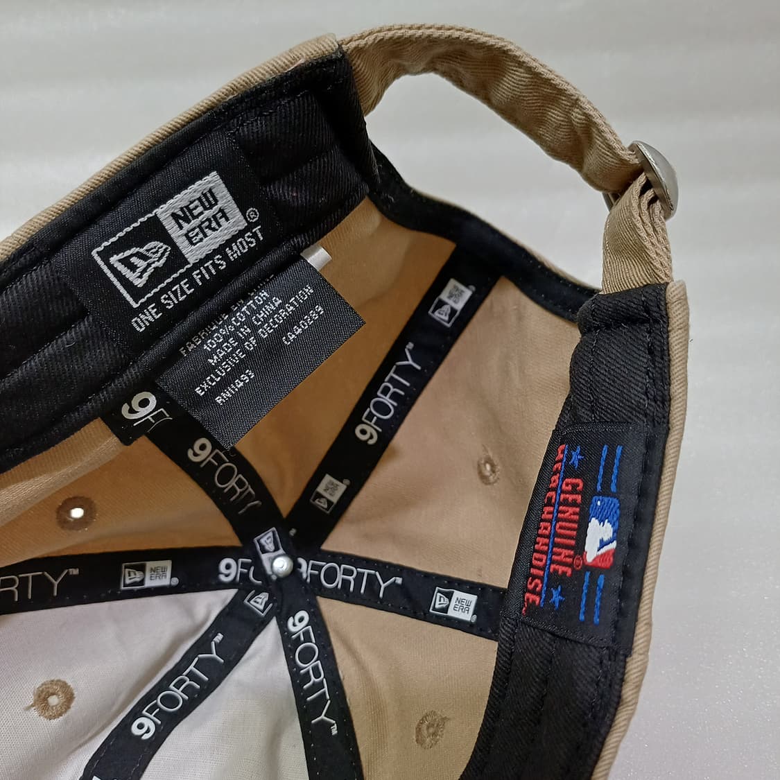 뉴에라 공용 언스트럭쳐 뉴욕양키스 볼캡 모자 스몰로고 베이지 사랑봉봉 상품이미지4