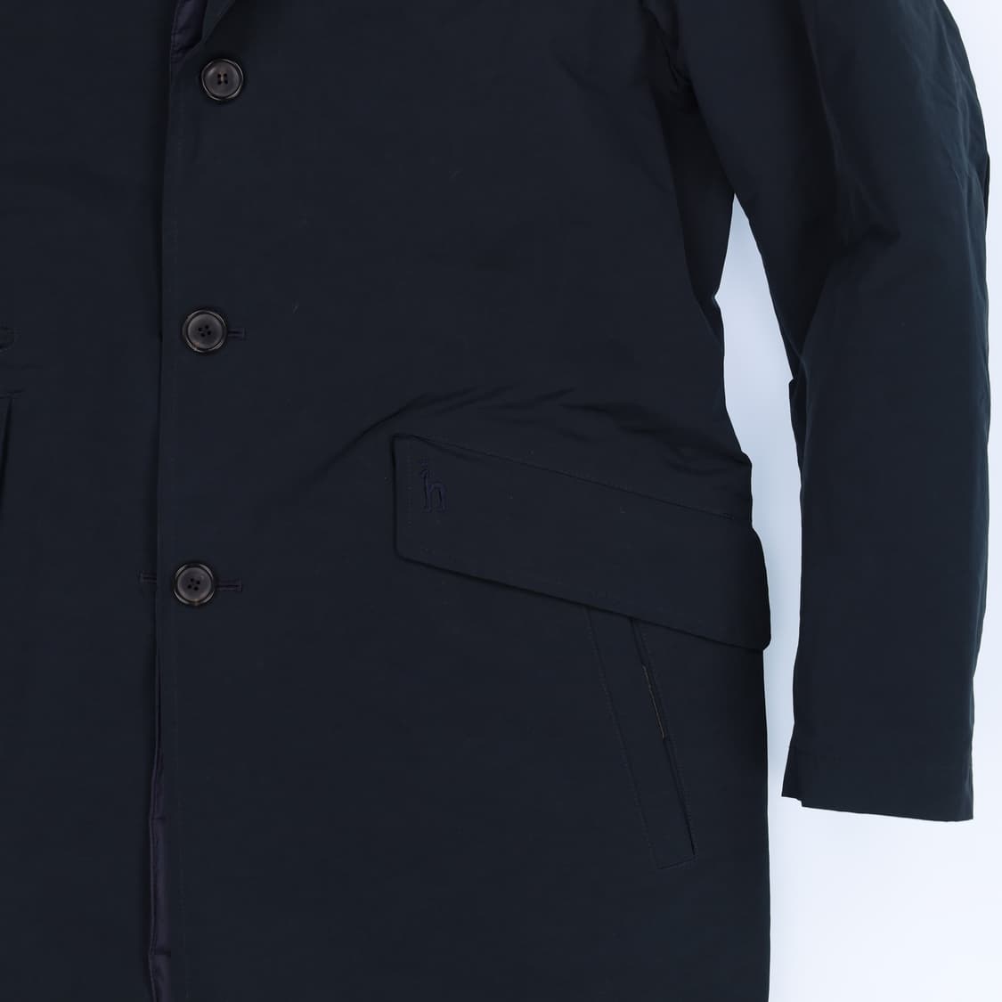 [100] 헤지스 다크네이비 구스다운 싱글 코트 점퍼 N7025 상품이미지3