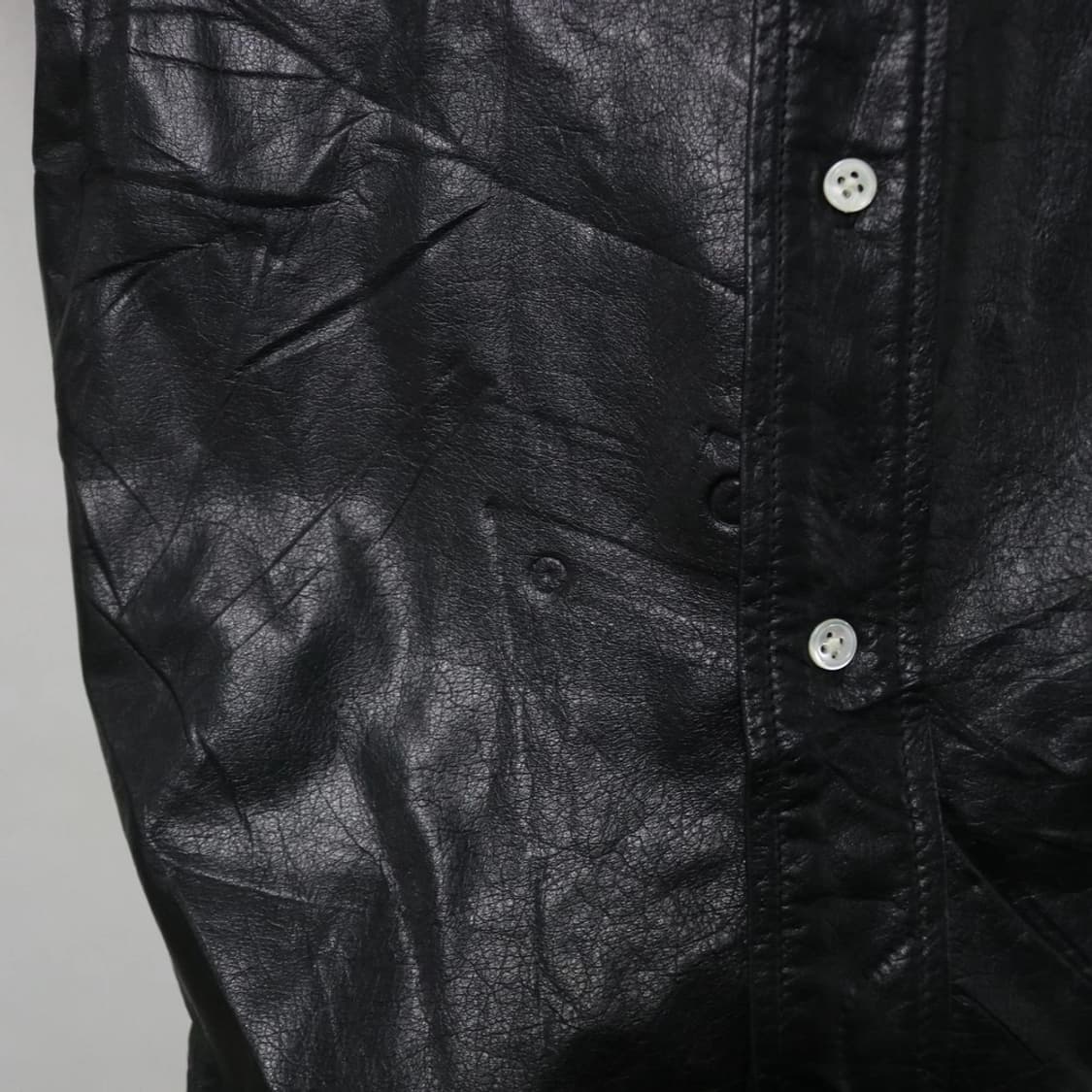 꼼데가르송 소가죽 반팔 셔츠 64883 상품이미지7