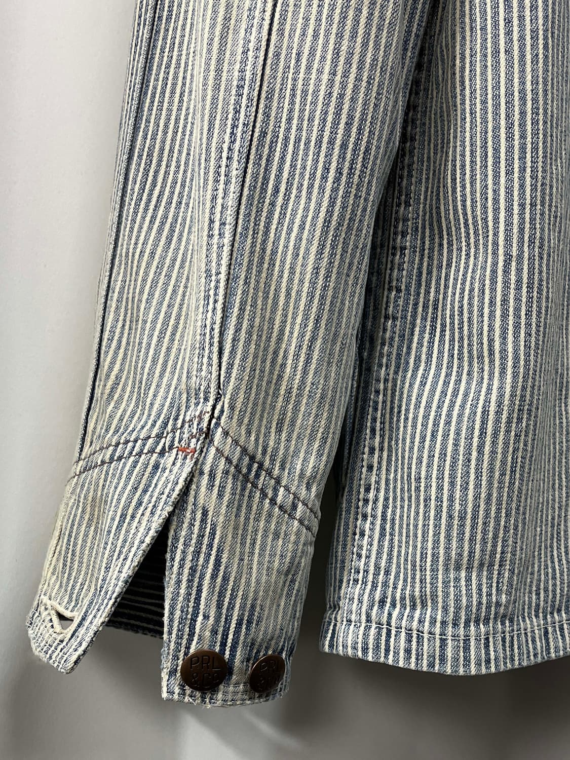 폴로 랄프로렌 리페어 디스트레스드 히코리 데님 초어 워크자켓 상품이미지8