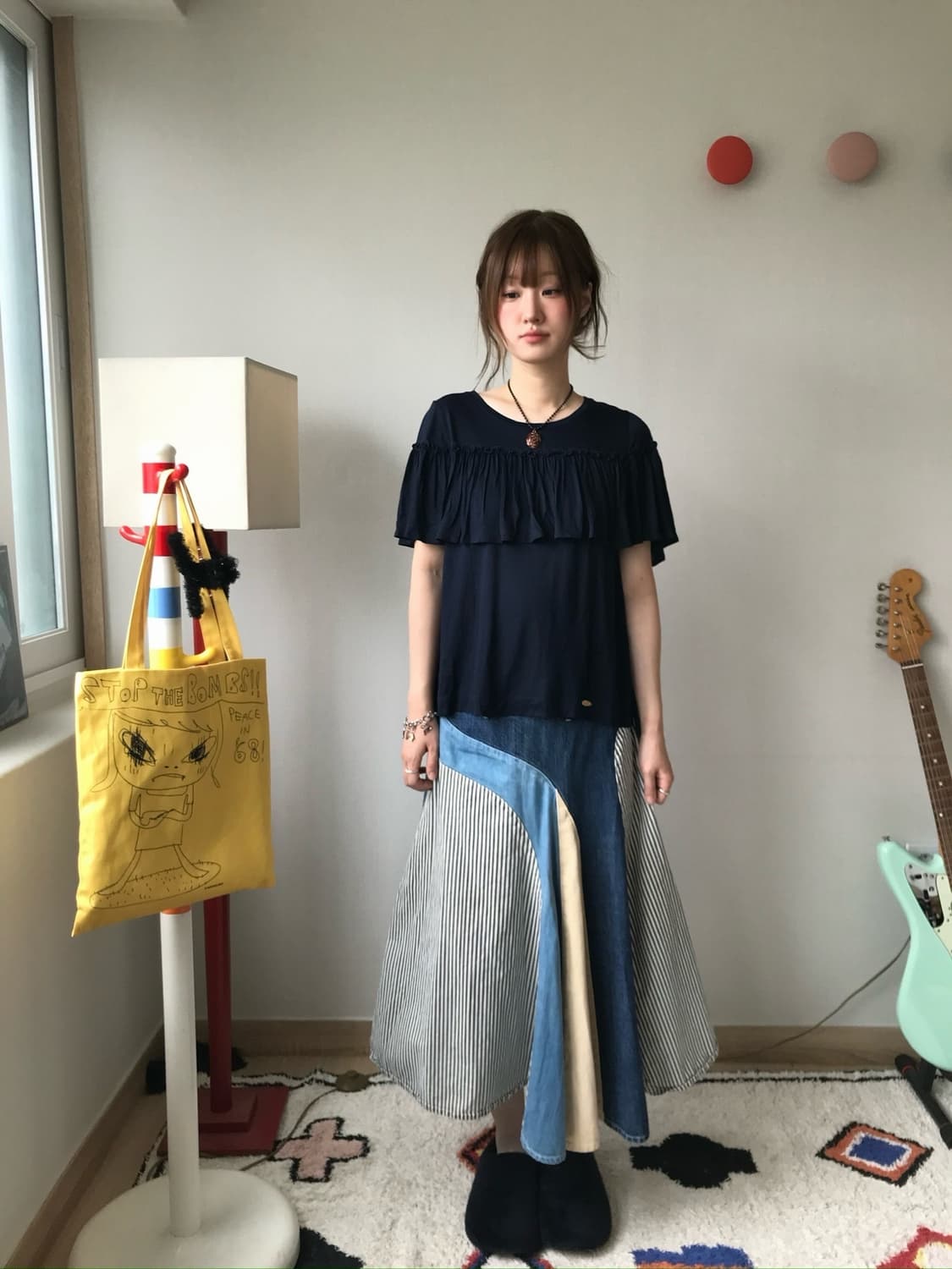 kapital re-work skirt 상품이미지1